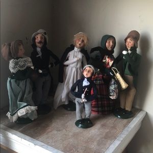 Christmas Caroler dolls.